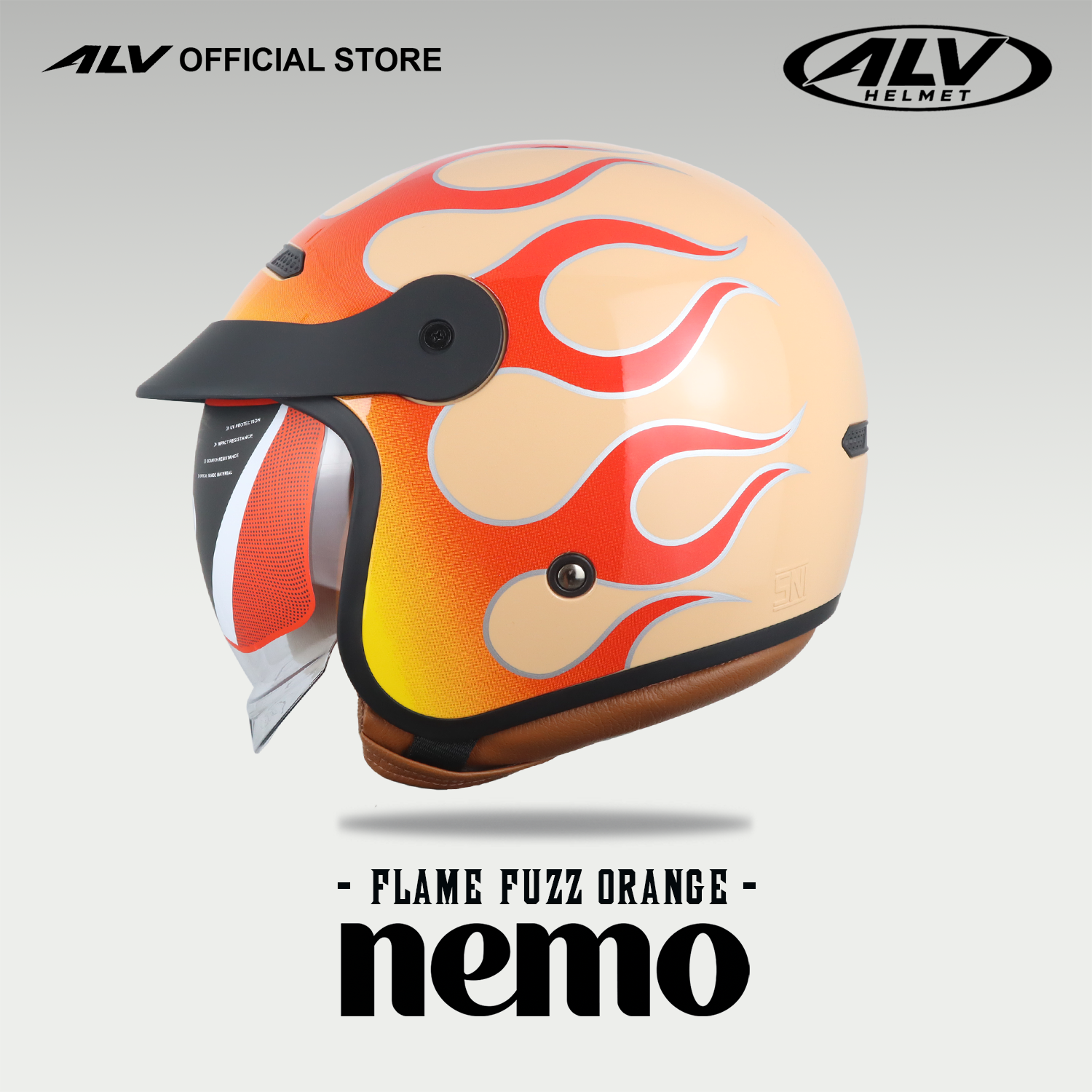 ALV Nemo Flame Fuzz Orange