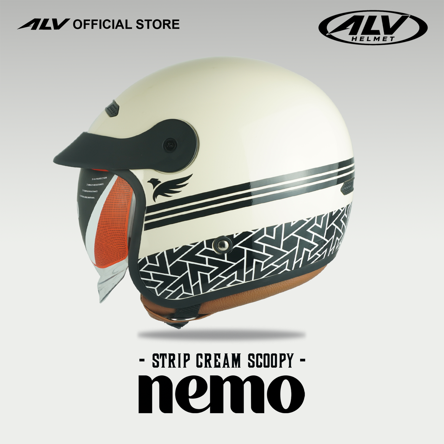 ALV Nemo Strip Cream Scoopy