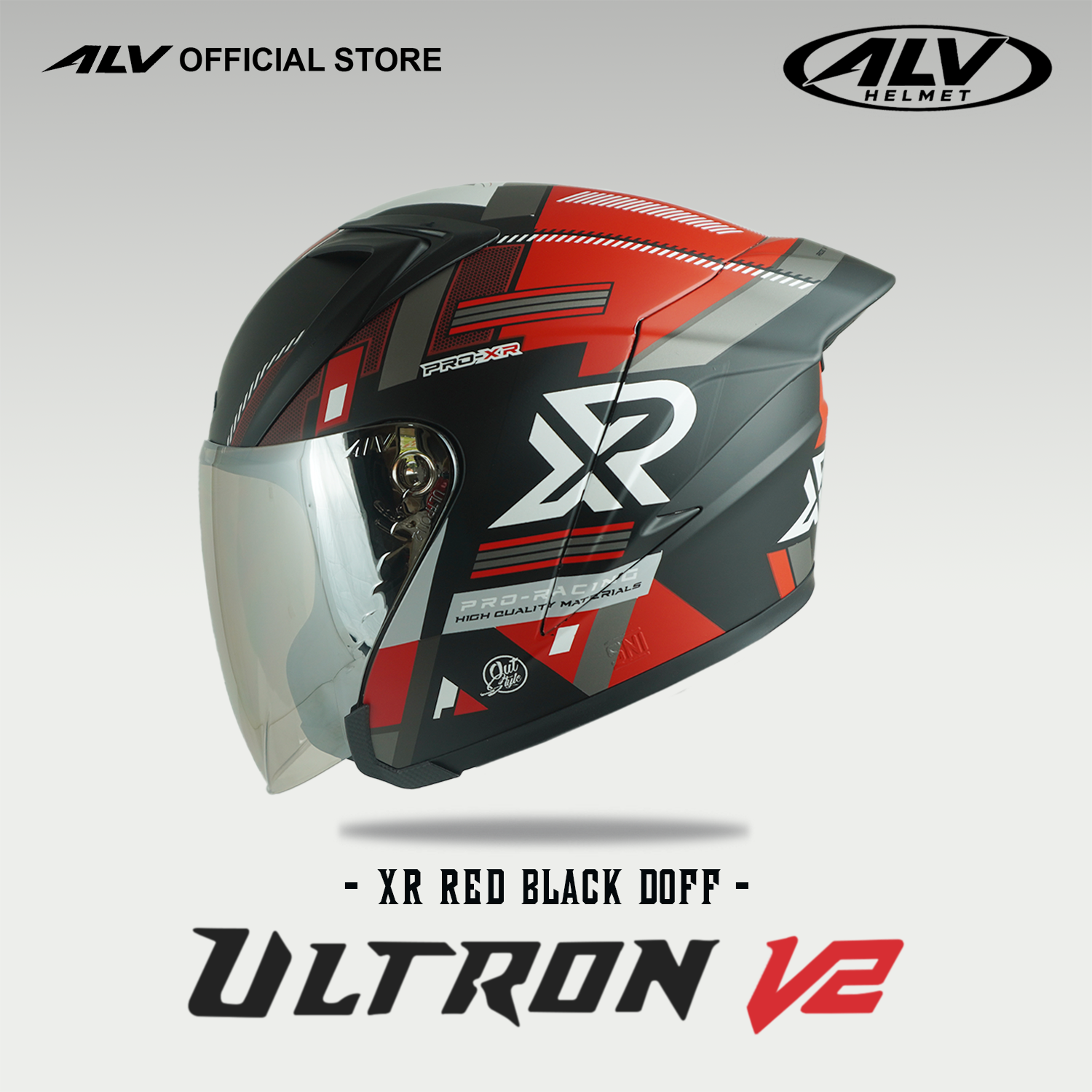 ALV Ultron V2 Red Black Doff